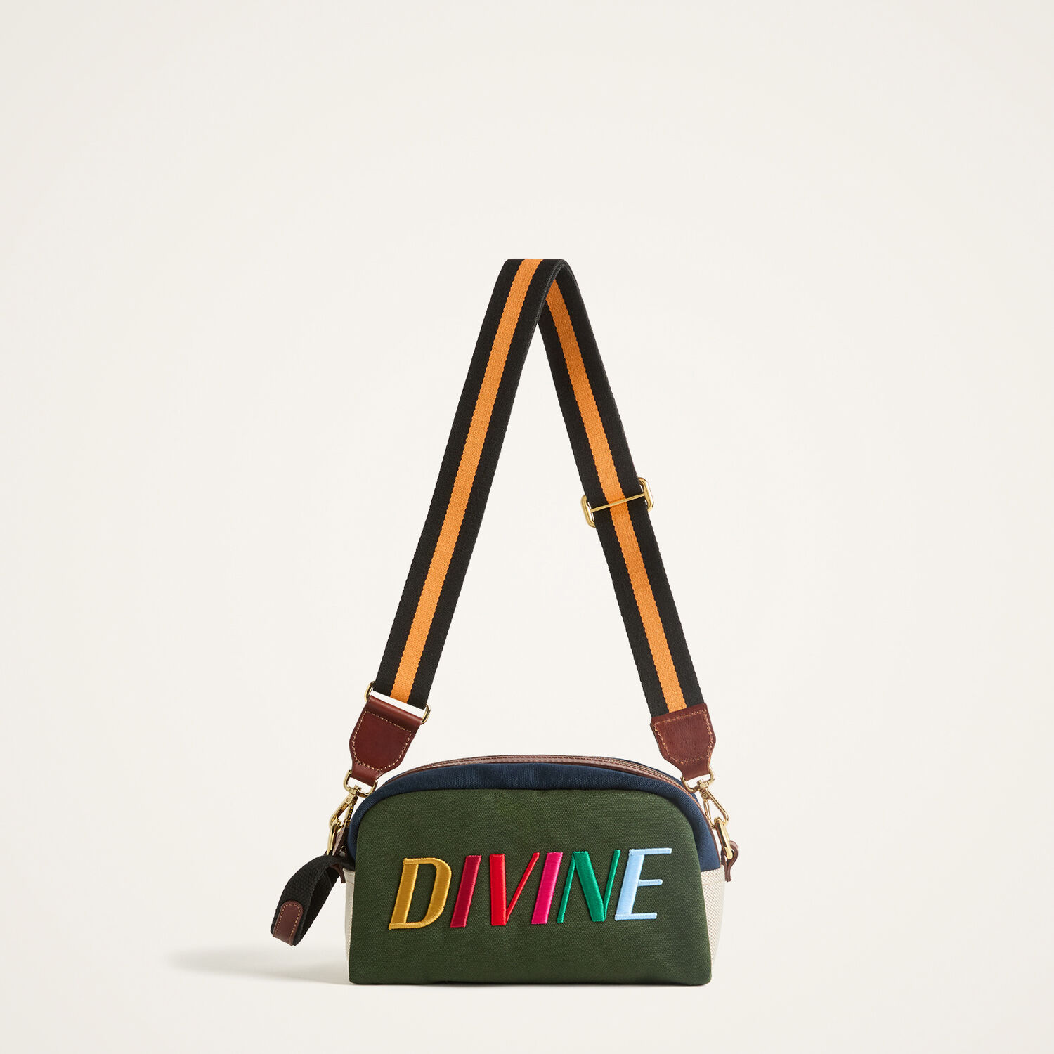  La Doublej Bags & Pochettes Women - Divine Beauty Bag Solid Dark Green One Size 85% Cotton 15% Cow Leather 
