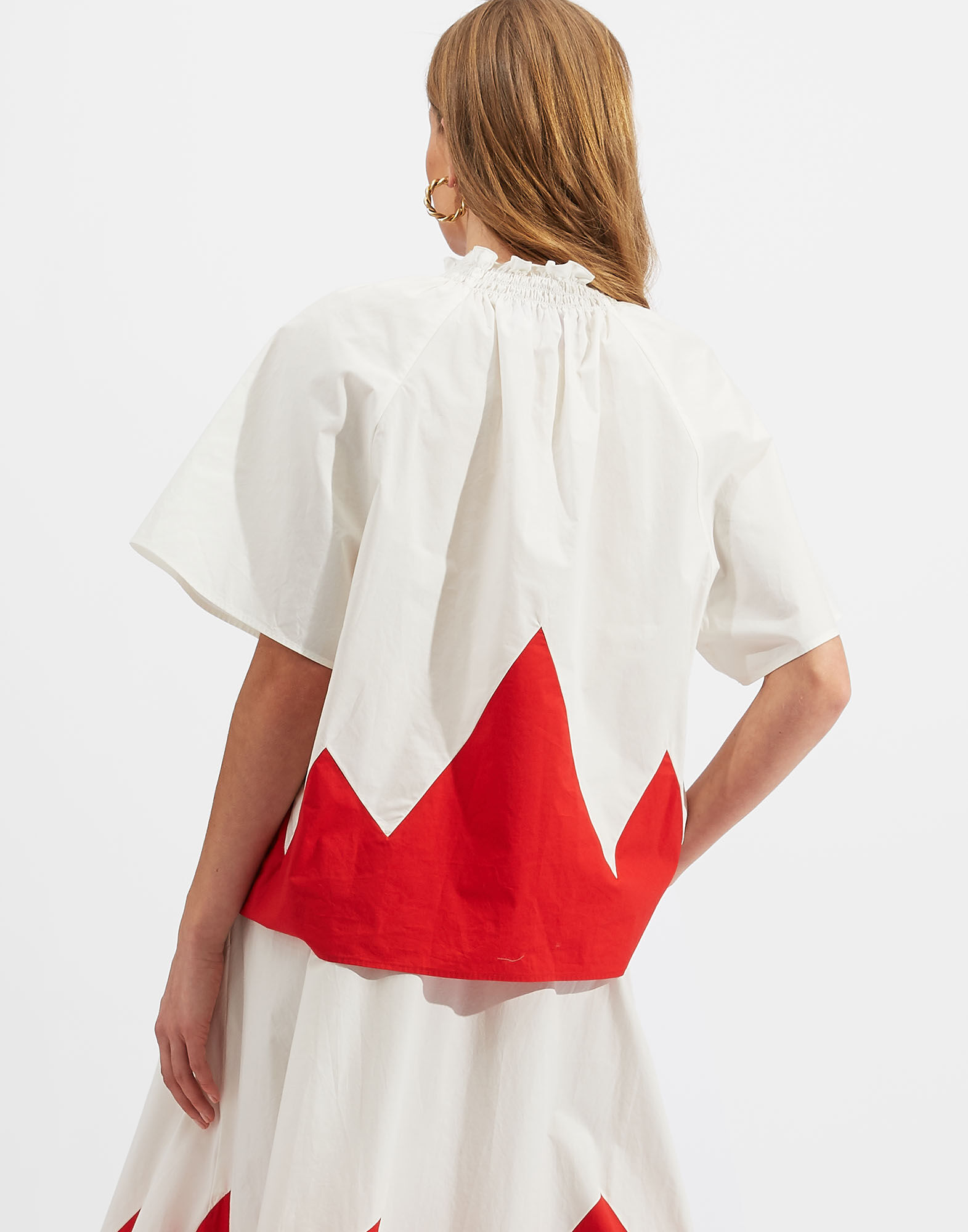 La DoubleJ Holiday Shirt Solid White Smoke SHI0062COT001AVO0004