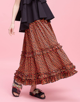 LaDoubleJ Salsa Skirt LaDoubleJ Salsa Skirt Ping Pong Rosso SKI0020COT001PIN0002