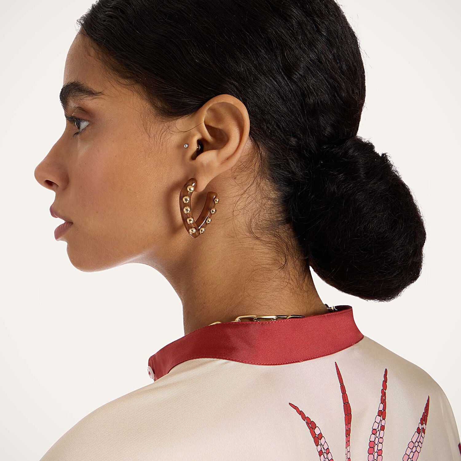 LA DOUBLEJ DEW EARRINGS MINI 