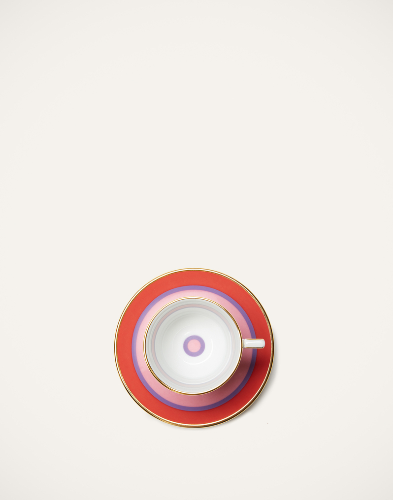 La DoubleJ Espresso Cup & Saucer Set of 2 La DoubleJ Espresso Cup & Saucer Set of 2 Rainbow Rosa DIS0007CER001RAI0006