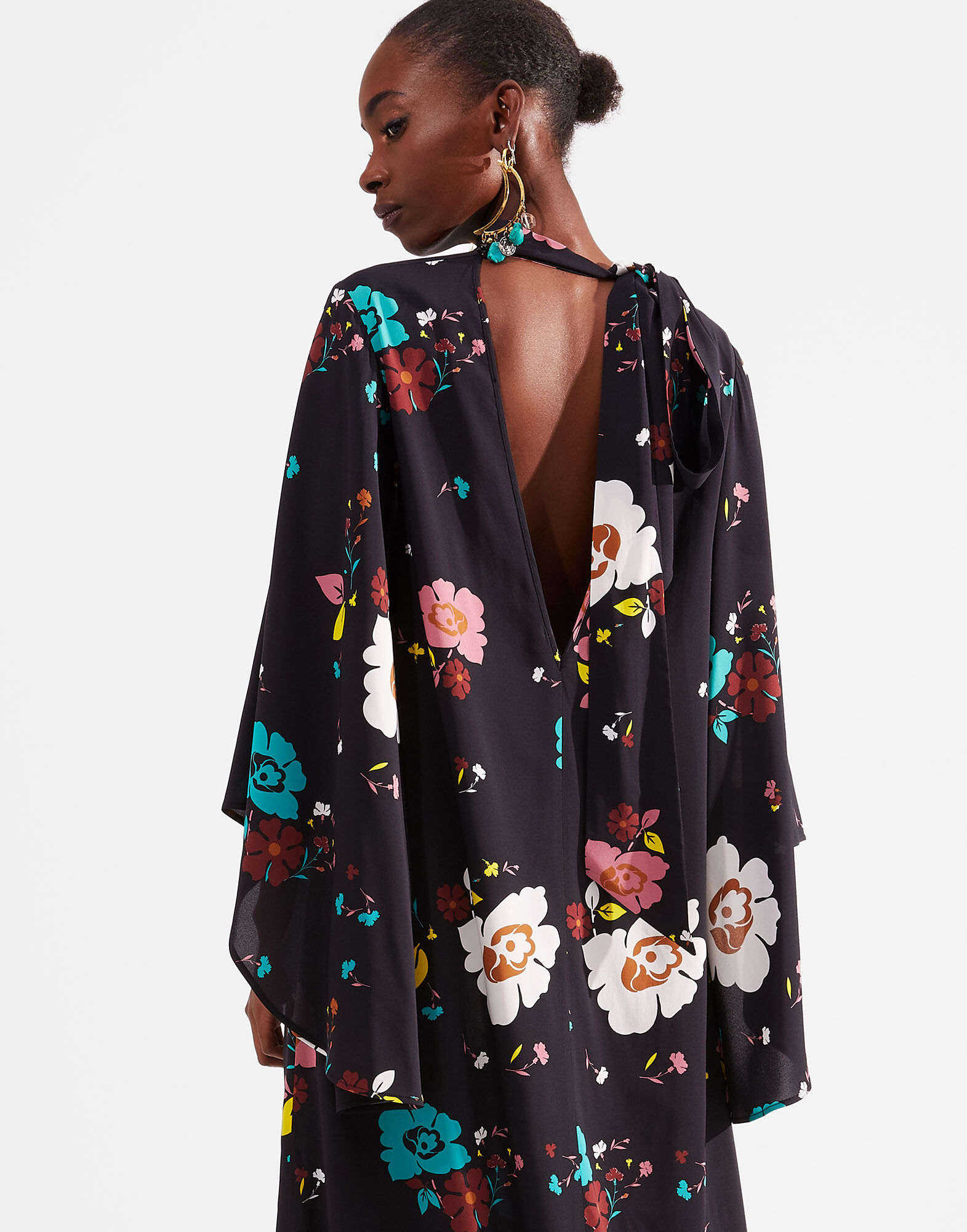 LaDoubleJ Magnifico Dress Giardino Nero DRE0212VIS001GIA0002