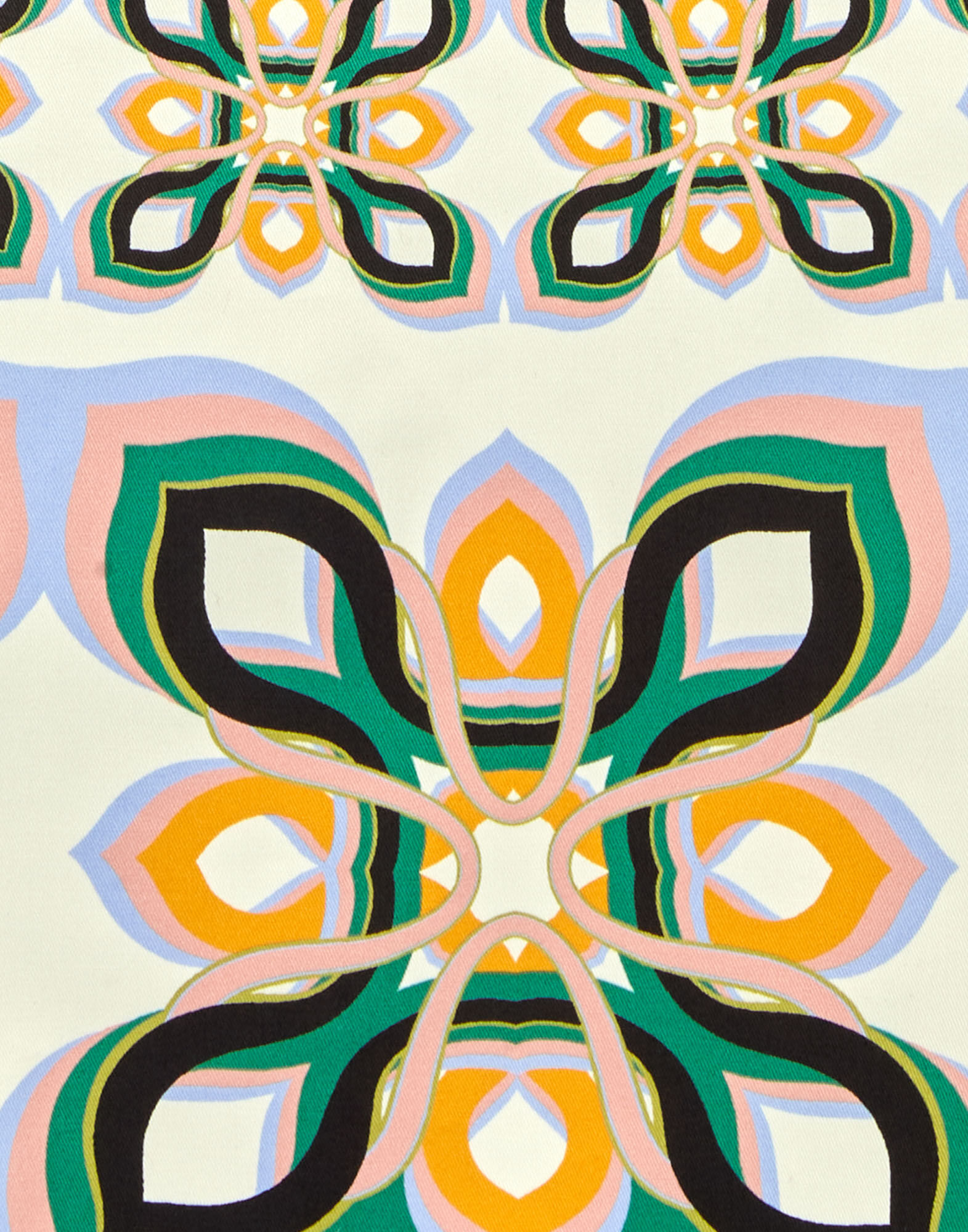 La DoubleJ Sophia Dress Macro Plates Placed Rosa DRE0448COT037MCP02PI01