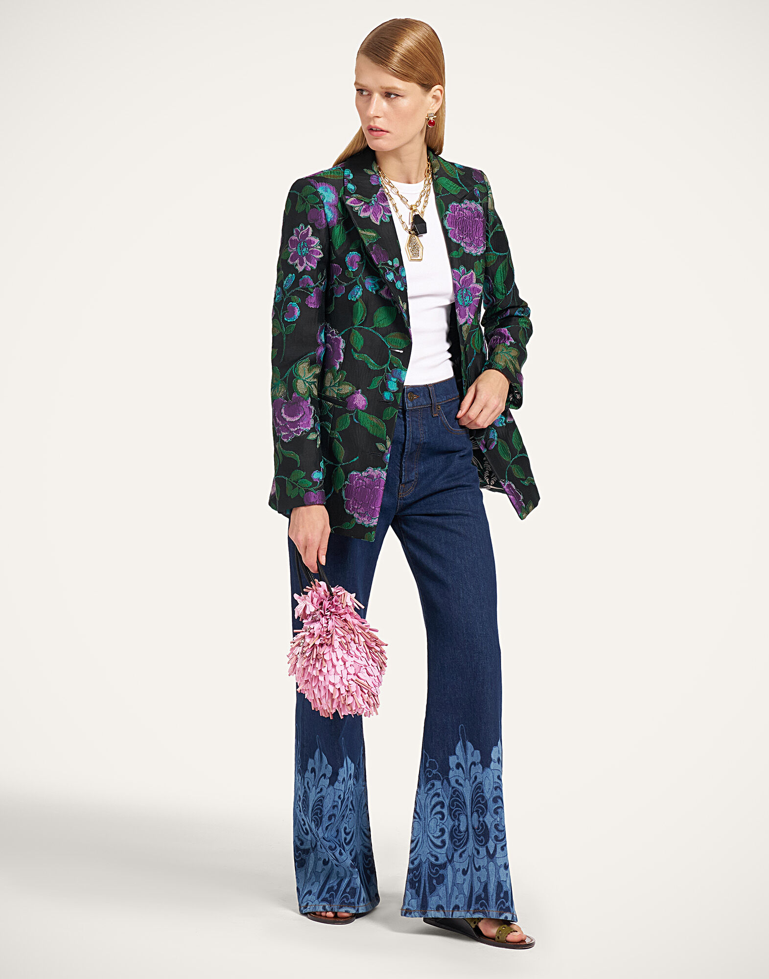 La DoubleJ 24/7 Jacket Bis Botanical Black JAC0063JCQ144BOT01BL01