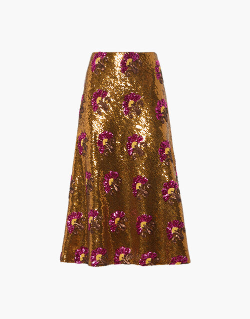 La DoubleJ Holly Skirt Bronze SKI0100PAI005TXQ01OR04