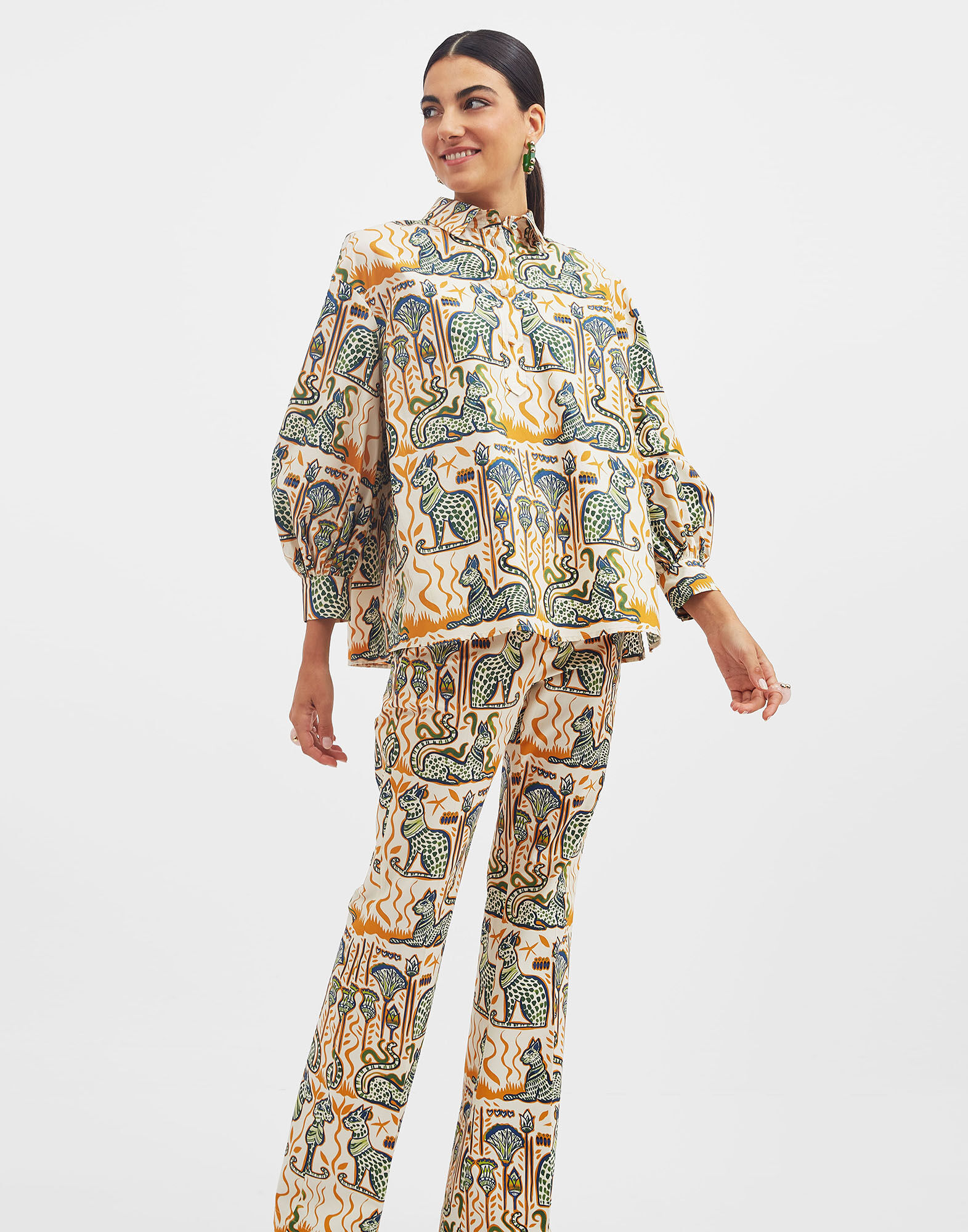 La DoubleJ Poet Shirt Bast Ivory SHI0055COT001BAS01WH04