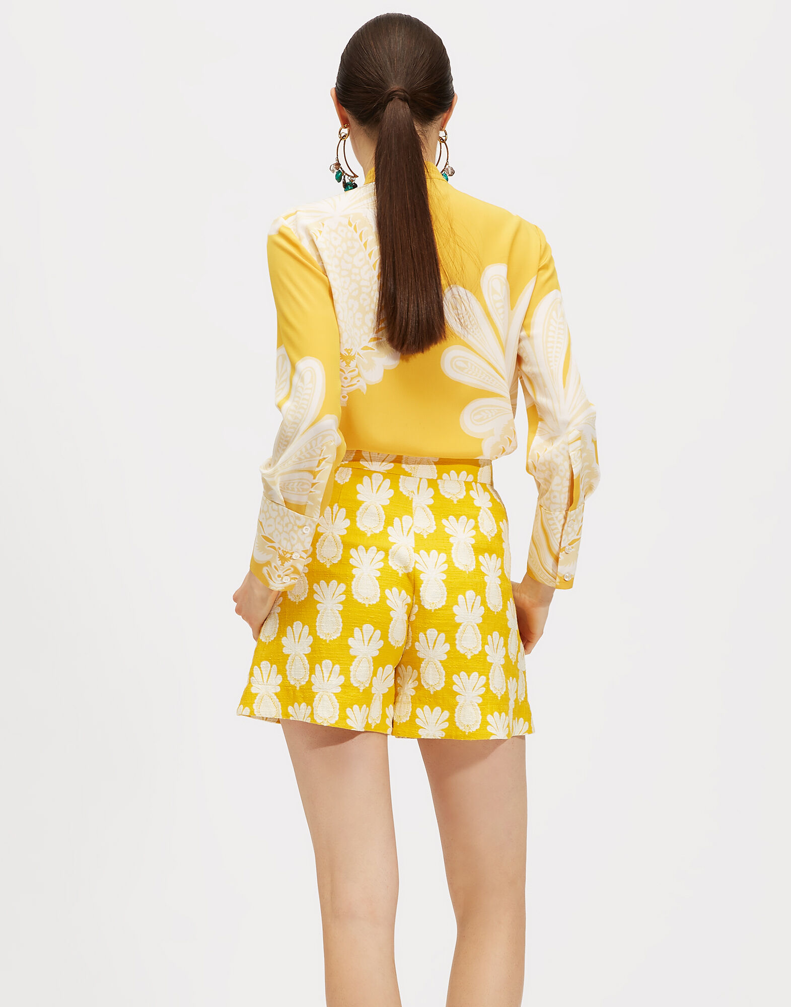 LaDoubleJ Portofino Shirt Big Pineapple SHI0046CRE001PNP0001