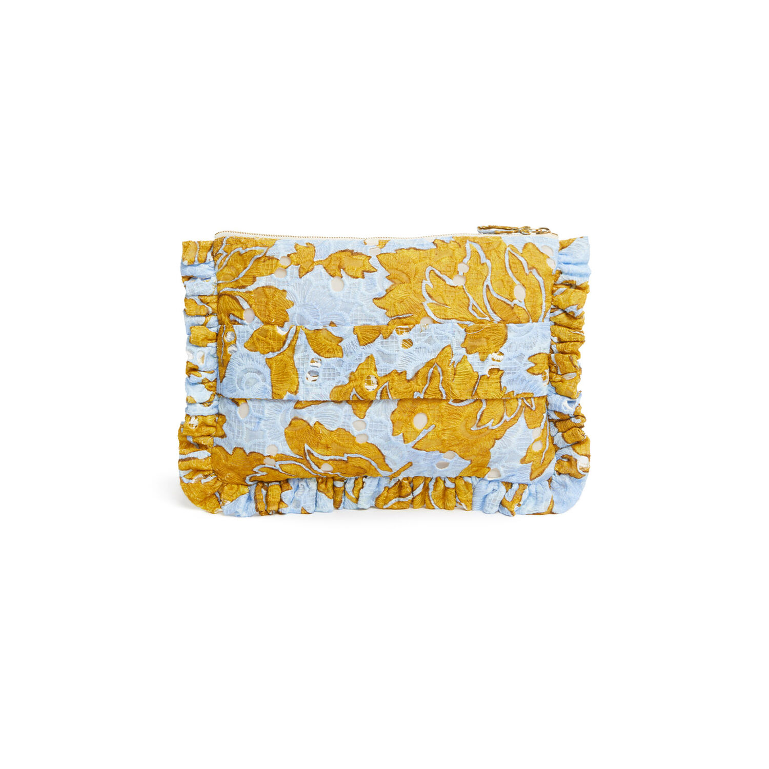 La Doublej Hand Pochette In Tangle Light Blue