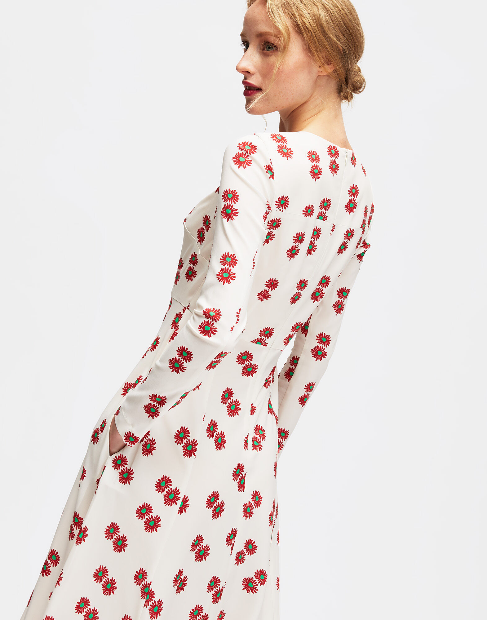 LaDoubleJ Pina Dress Margherita Bianco DRE0087VIS001MRG0003