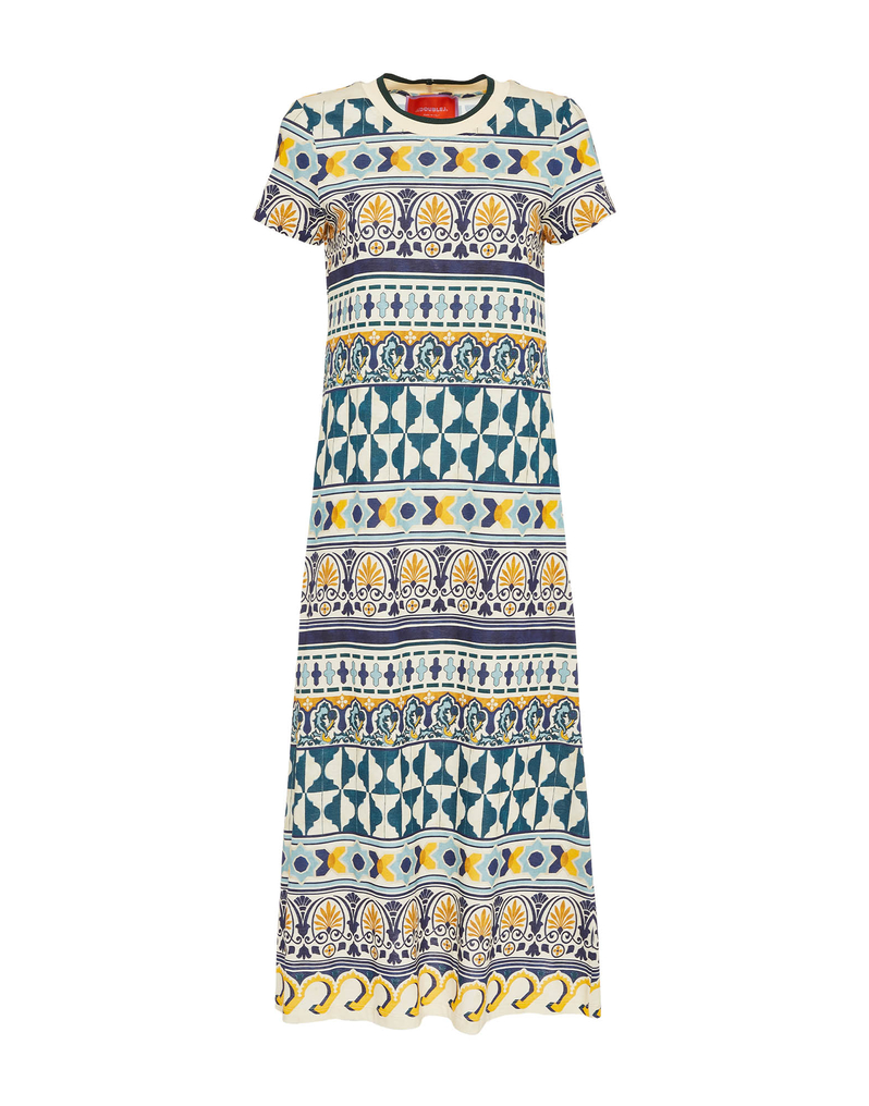 La DoubleJ Sporty Swing Dress La DoubleJ Sporty Swing Dress Casareale Small Placèe Cream DRE0247JER002REA02WH03