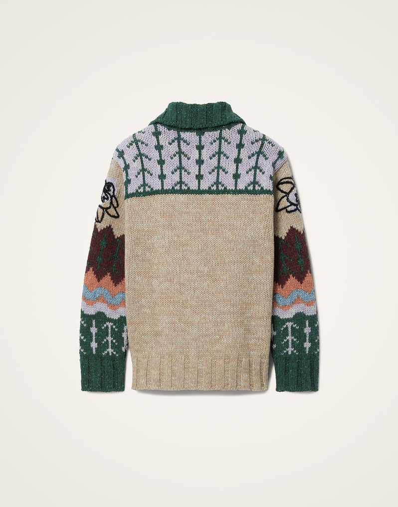 La DoubleJ Chalet Cardigan La DoubleJ Chalet Cardigan Multicolor Camel & Lilac PUL0288KNI166VA399BR04