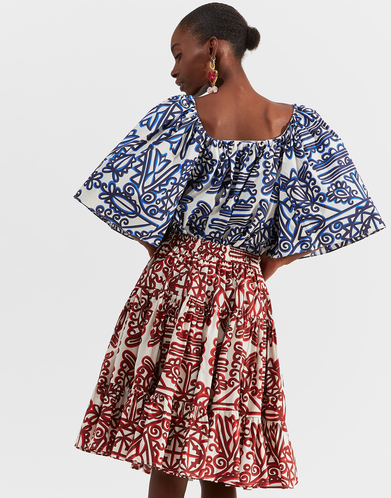 LaDoubleJ Rapunzel Top Parnaveg Blu TOP0025COT001PRN0002