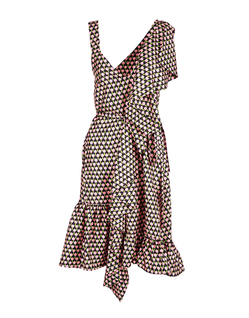 LaDoubleJ Jazzy Dress Ping Pong DRE0052SIL001PIN0001