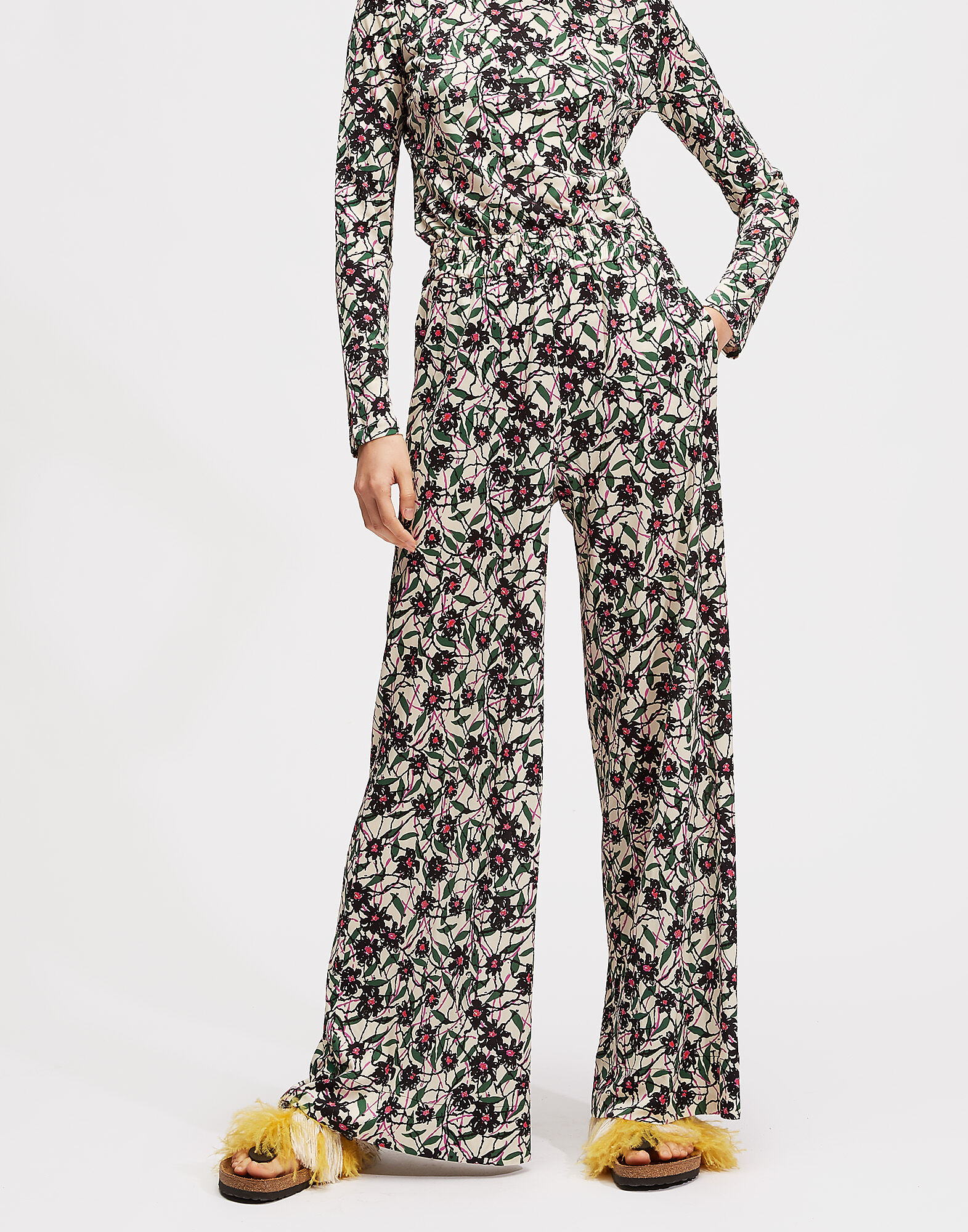 LaDoubleJ Palazzo Pants Scrambled TRO0003JER003SCR0001