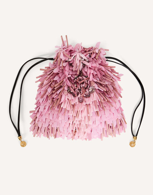 La DoubleJ Dustbag Pochette Solid Pink BAG0106EMB207SOLIDPI01
