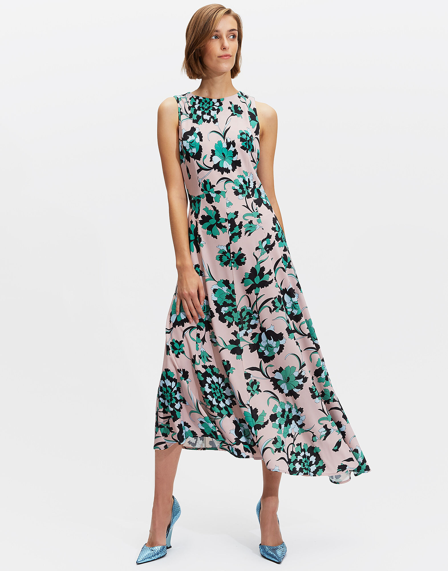 LaDoubleJ Sleeveless Pina Dress Dandelion Rosa DRE0079JER004DAN0005