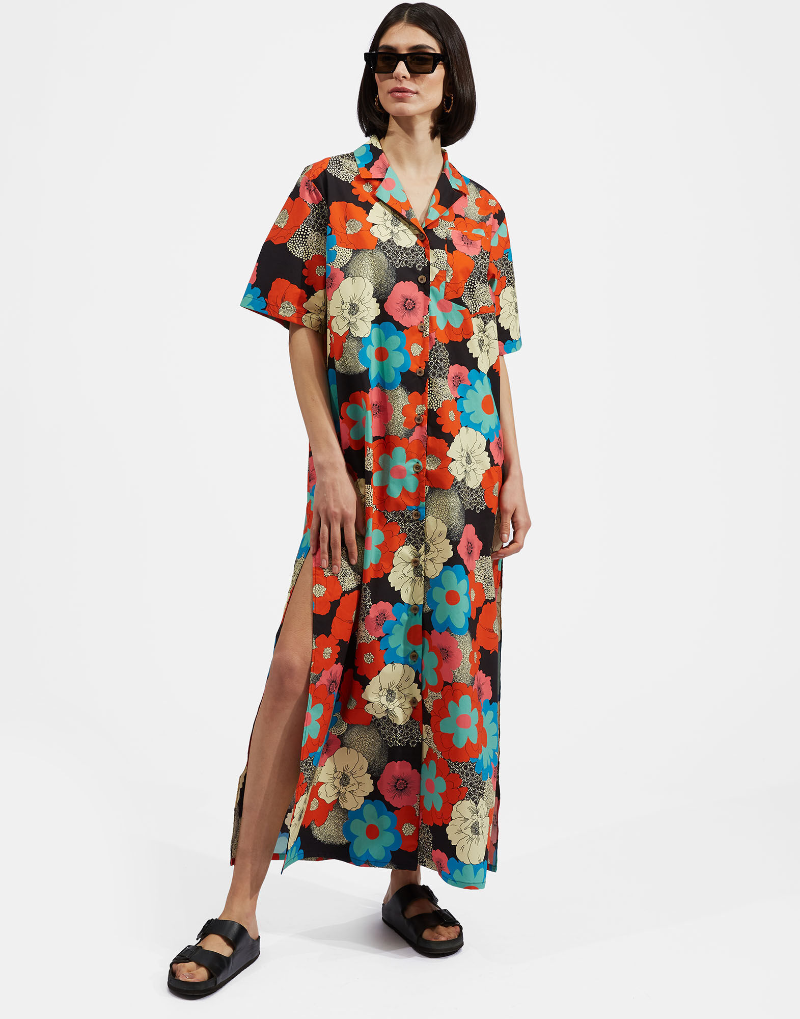 La DoubleJ Bowling Dress Ice Poppy DRE0340COT001ICP0001