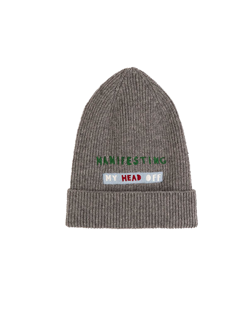 LaDoubleJ Beanie Grigio HAT0002KNI029GRI0001