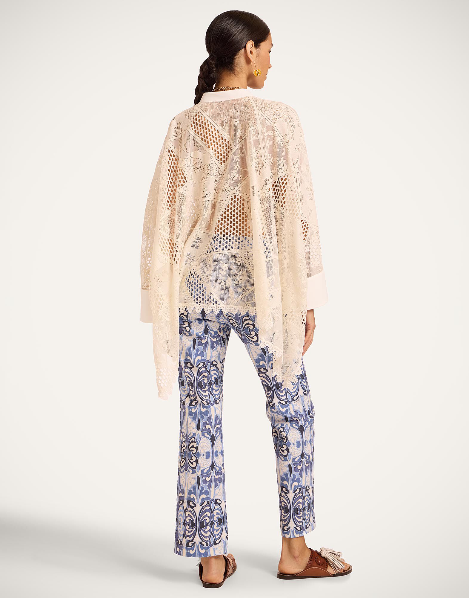 La DoubleJ 24/7 Pants Cocoon Blue TRO0069COT005COC01BU03