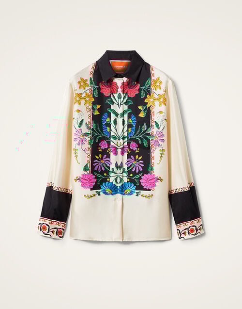 La DoubleJ Boy Shirt La DoubleJ Boy Shirt Plaza Placée Ivory SHI0040SIL006PLA04WH04