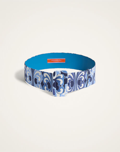 La DoubleJ Medium Belt Cocoon Blue BEL0007FOD001COC01BU03