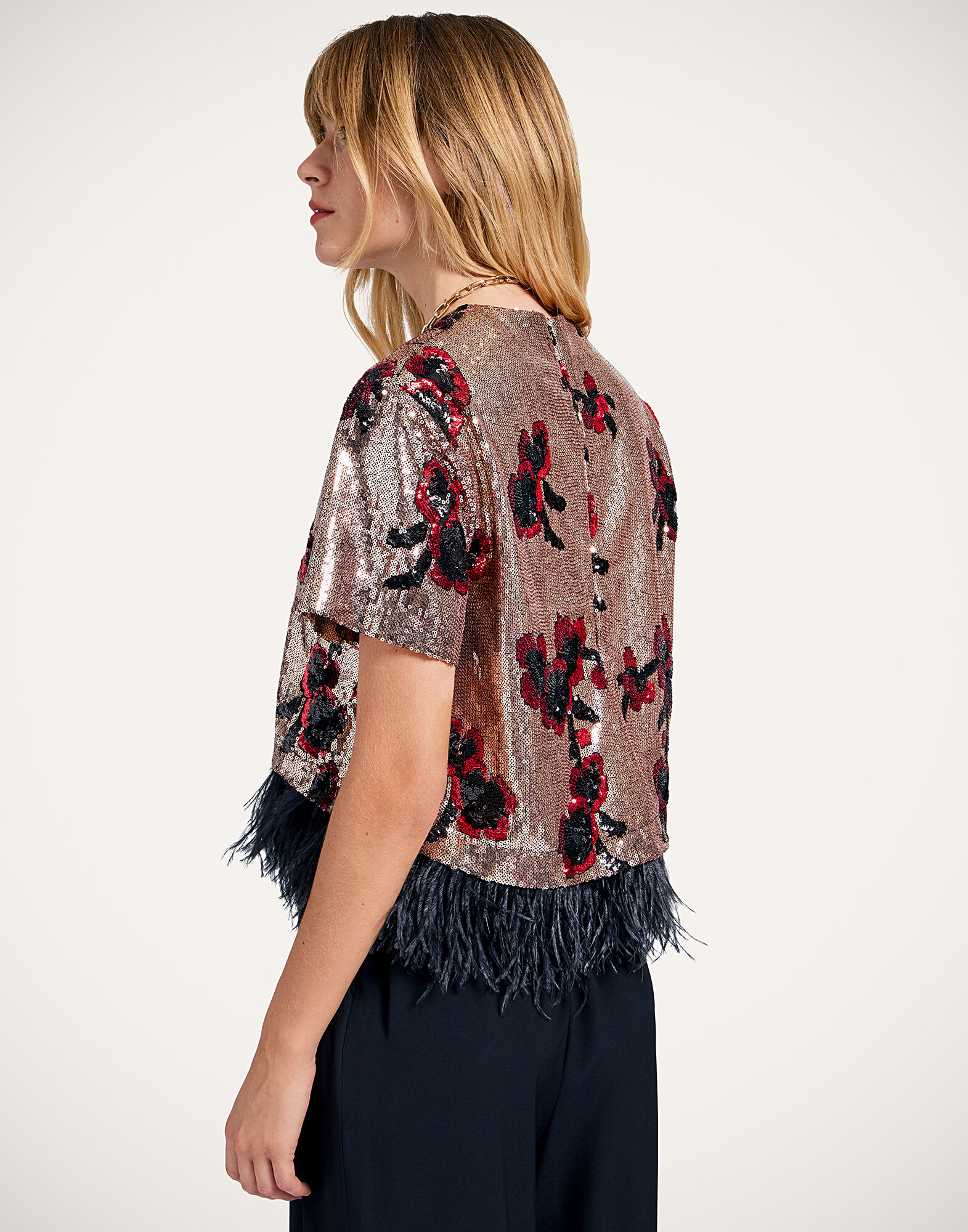 La DoubleJ La Scala Tee Primrose Bronze TSH0040PAI012PRI03BR13