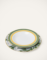 La DoubleJ Soup And Dinner Plates Set La DoubleJ Soup And Dinner Plates Set Roman Holiday Avorio DIS0064CER001RHY0003