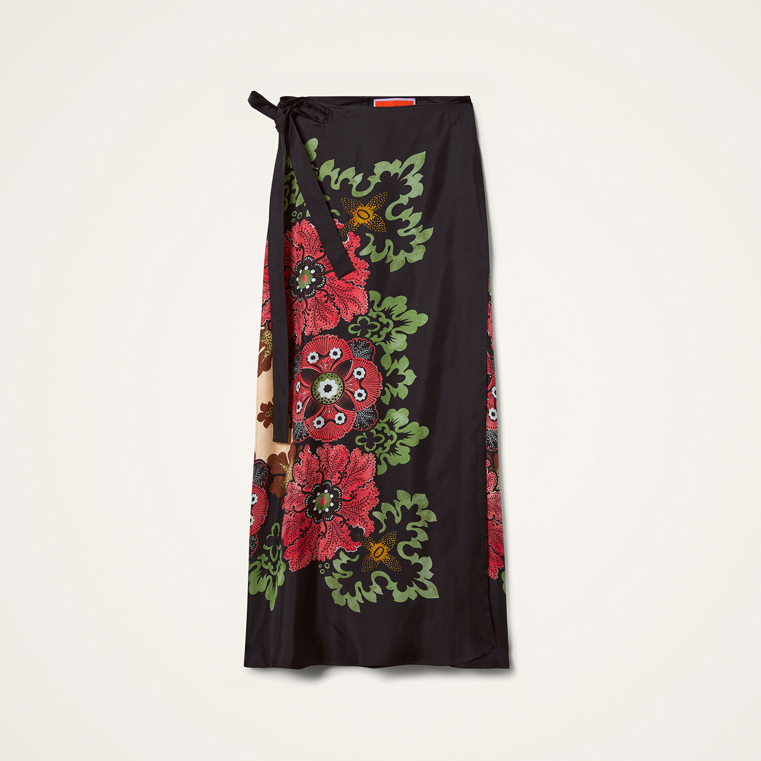 La Doublej Reversible Sarong Skirt In Multi