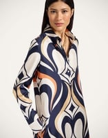 La DoubleJ Chemise Swing Dress La DoubleJ Chemise Swing Dress Jive Macro White DRE0913SIL001JIV04WH01