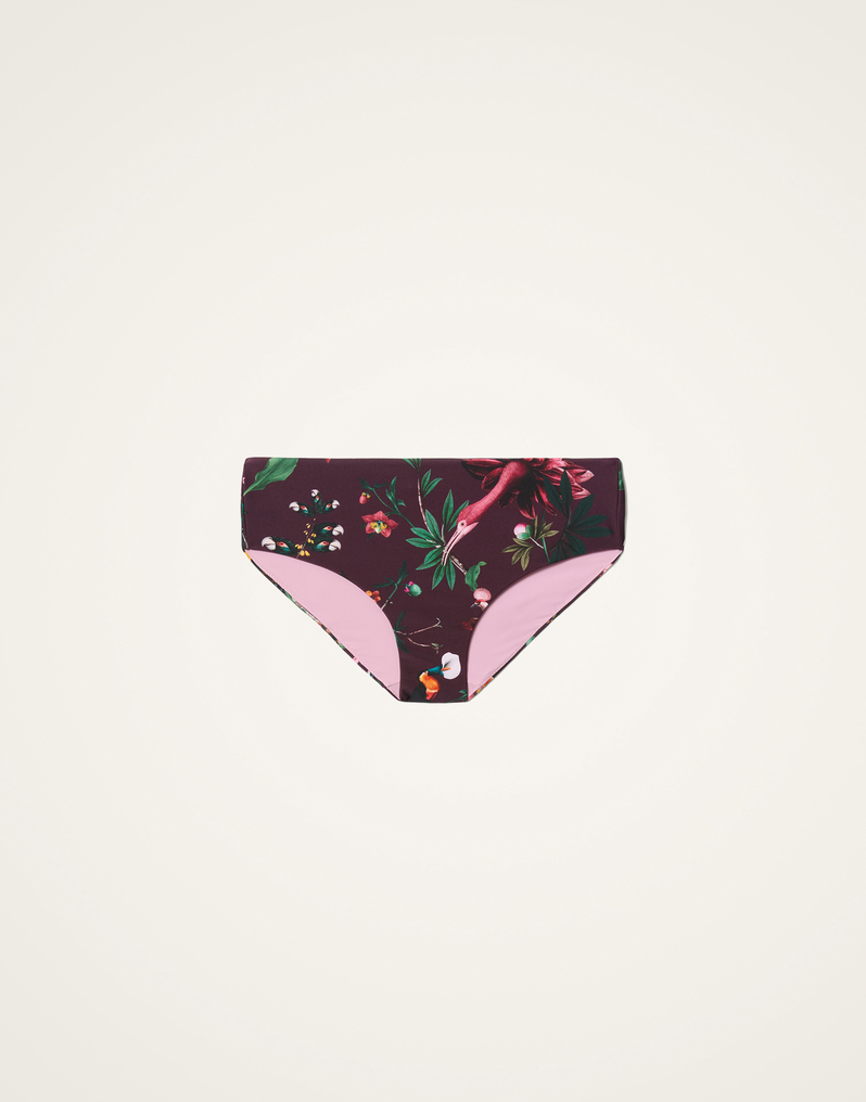 La DoubleJ Boy Brief La DoubleJ Boy Brief Zooflora Mini Burgundy SWI0030LYC001ZOF05RE02