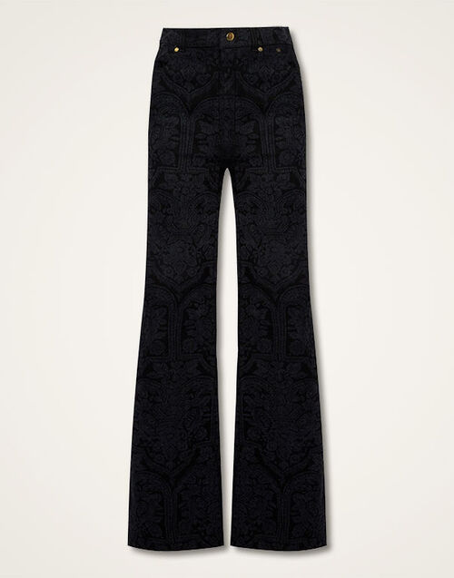 La DoubleJ Flare Jeans Corte Black TRO0096DEN001CRT04BL01