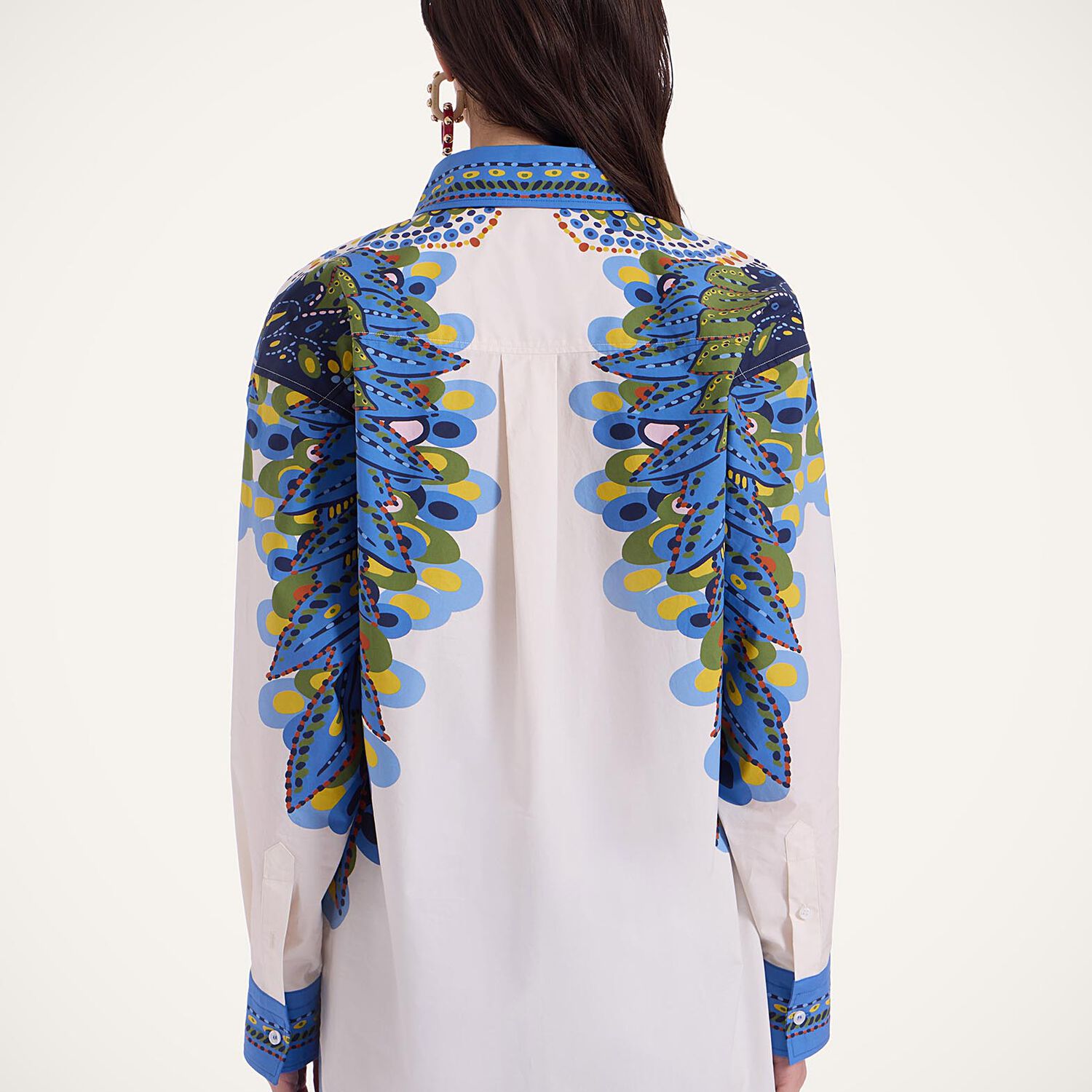 Shop La Doublej Better Than You Boyfriend's Shirt In Chakra Placée Multicolor