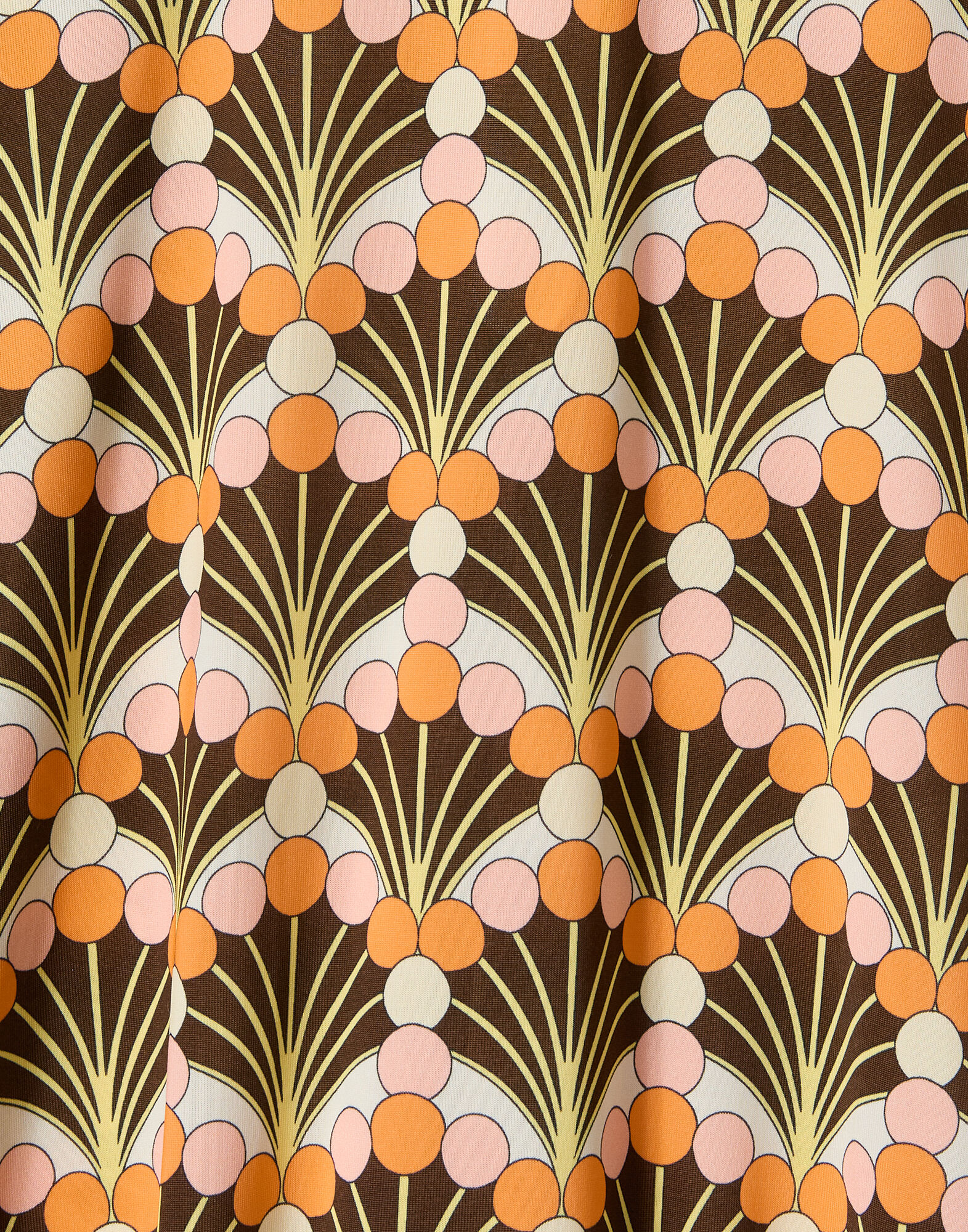 La DoubleJ Sorella Dress Florette Fan Brown DRE0179JER027FLF02BR02