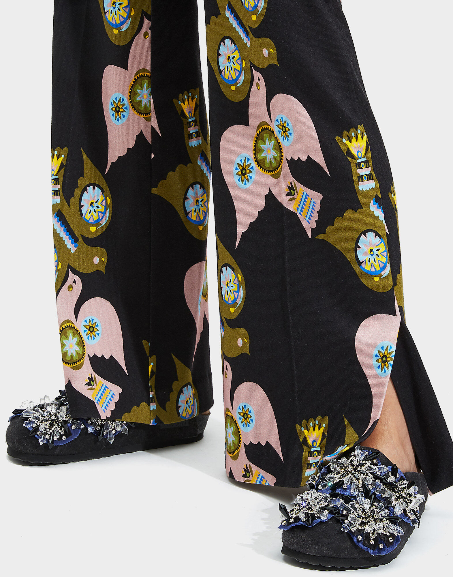 LaDoubleJ Slit Pants LoveDove TRO0015JER007LOV0001