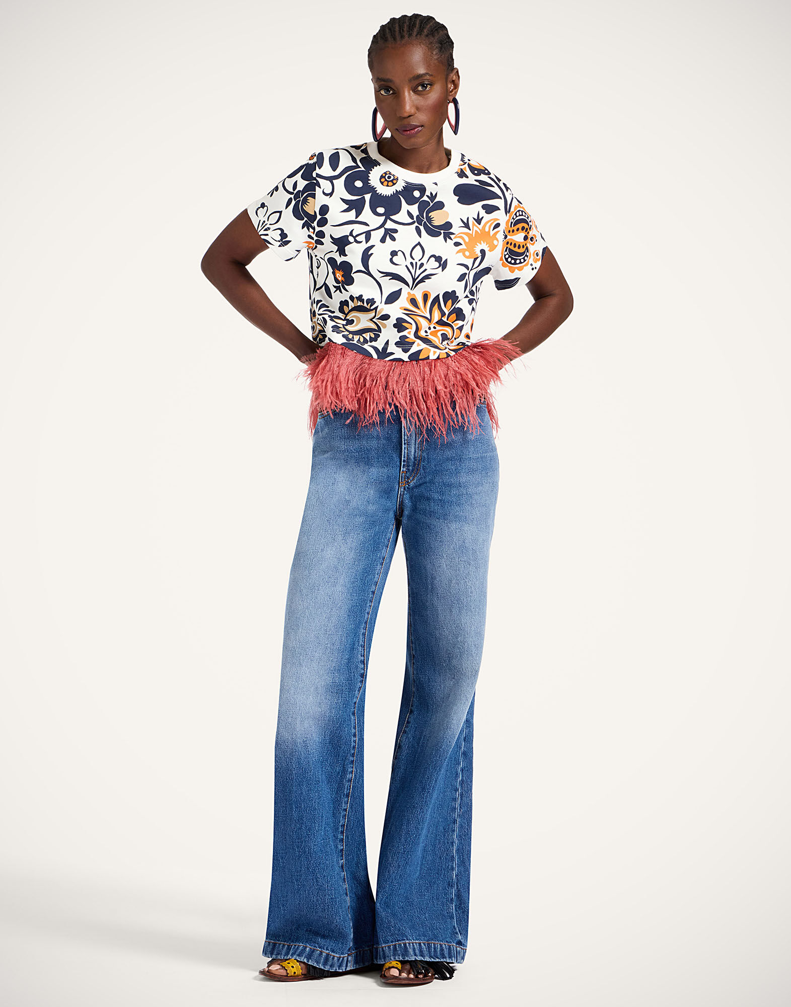 La DoubleJ La Scala Tee Selva White TSH0026JER039SEL06WH01