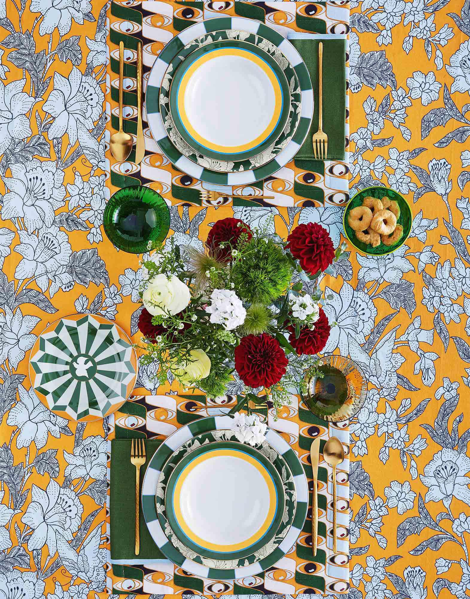 La DoubleJ Placemat Set Of 2 Third Eye TBM0001LIN001THE0001