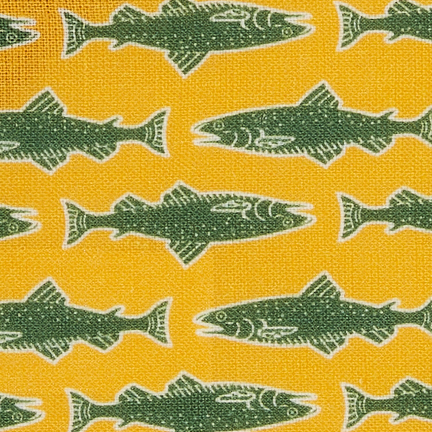 Shop La Doublej Small Napkins Set Of 4 In Como Fish Yellow Small