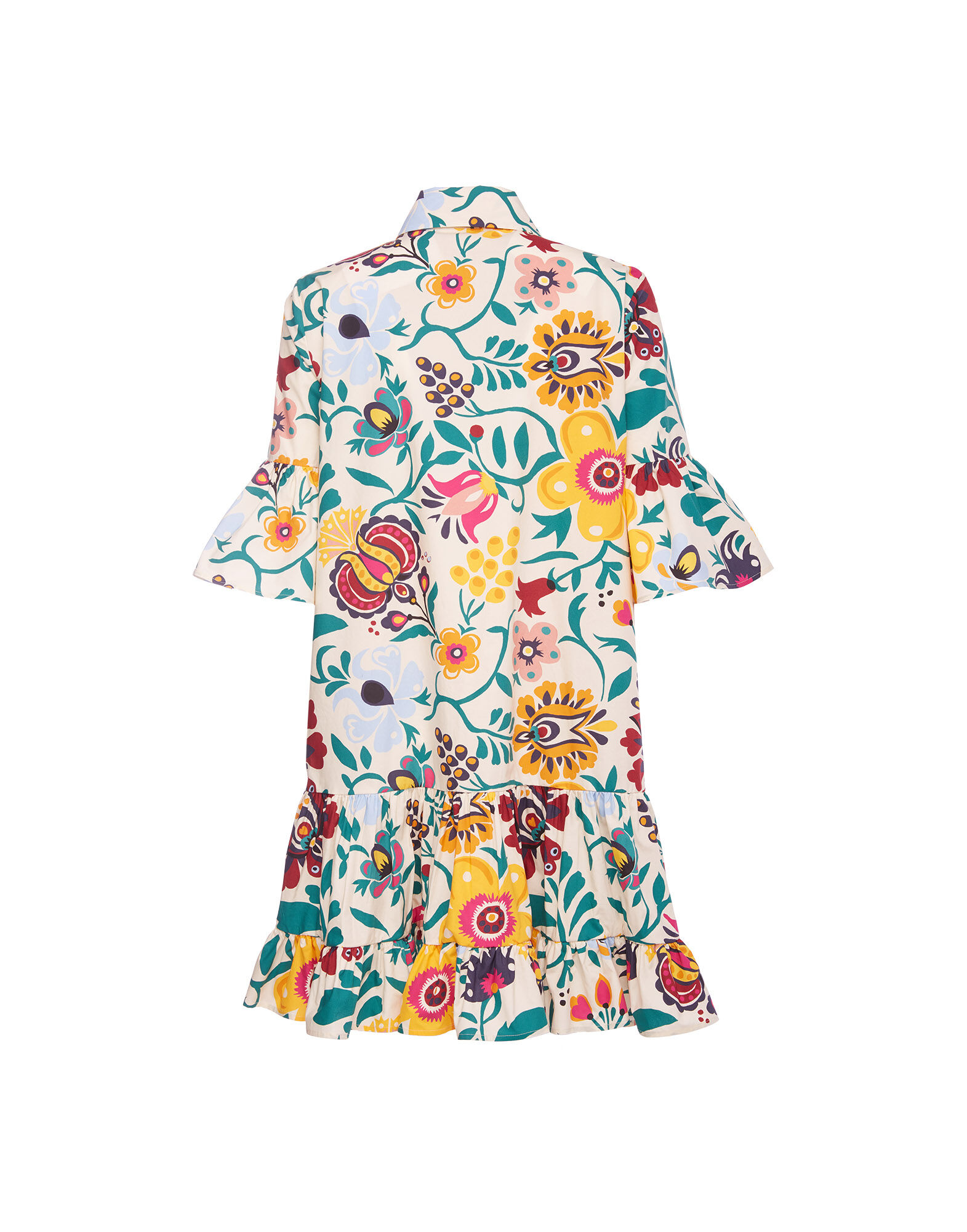 La DoubleJ Choux Dress Selva Bianco DRE0193COT001SEL0002