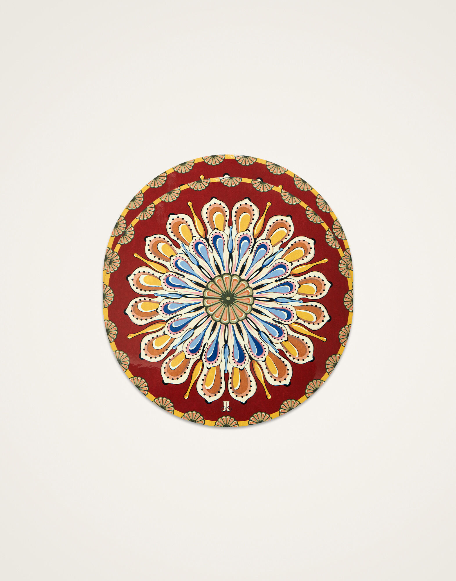 La DoubleJ Disk Placemats Set Of 2 Nucleus Brick PMT0032CRK001NUC14RE06