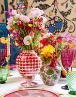 La DoubleJ Bubble Vase La DoubleJ Bubble Vase Cherries Avorio VAS0003CER001CHY0005