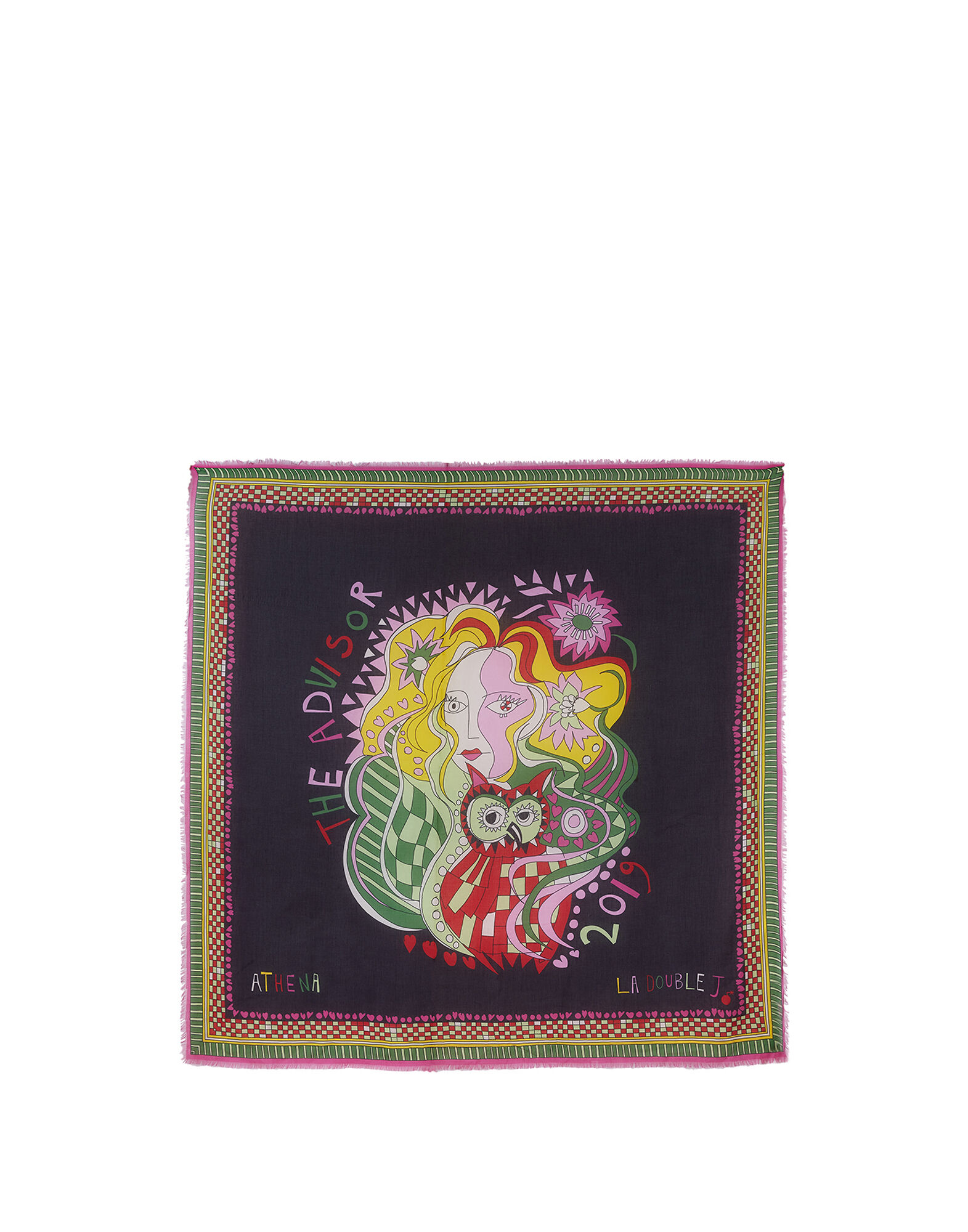 LaDoubleJ Square Scarf Athena SCA0006MOC001ATH0002