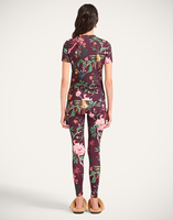 La DoubleJ Leggings La DoubleJ Leggings Zooflora Burgundy TRO0013JER005ZOF02RE02