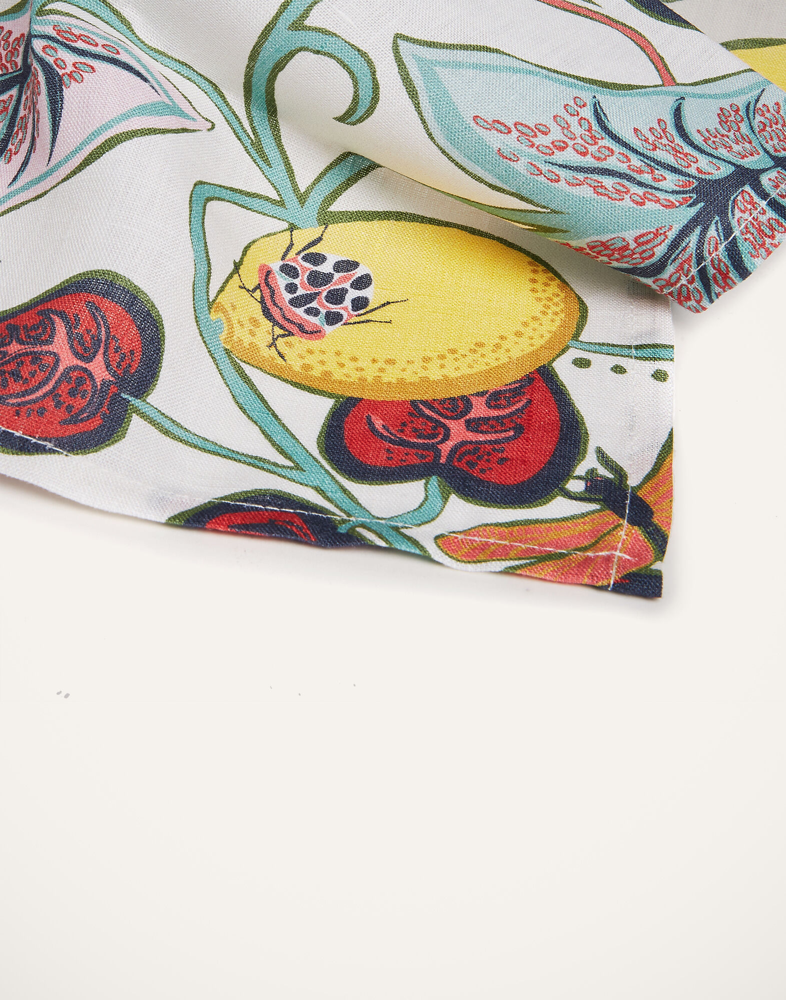 La DoubleJ Large Napkins Set Of 2 Botanical NAP0006LIN001BOT0005