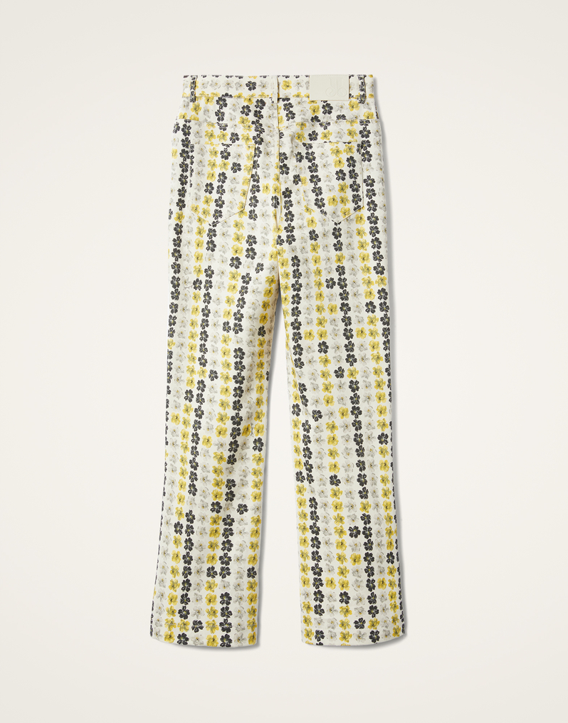 La DoubleJ The Cropped Flare Jean La DoubleJ The Cropped Flare Jean Cupid White TRO0158COT063CUP02WH01