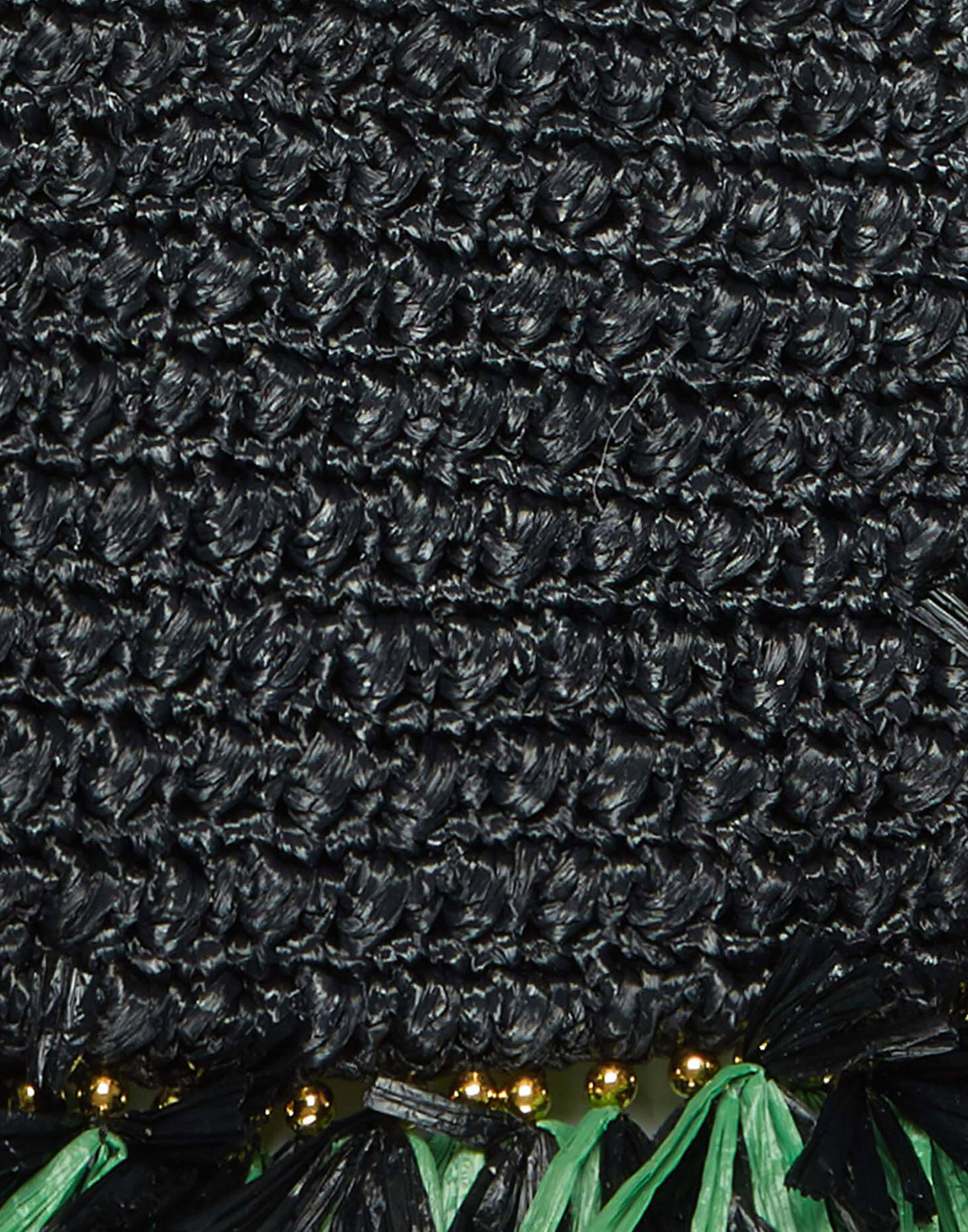 LaDoubleJ Mini Purse Necklace Solid Black NEC0008RAF001BLA0001