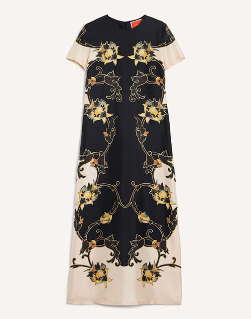La DoubleJ Swing Dress Buttercup Plac&eacute;e Black DRE0128SIL001BTC03BL01