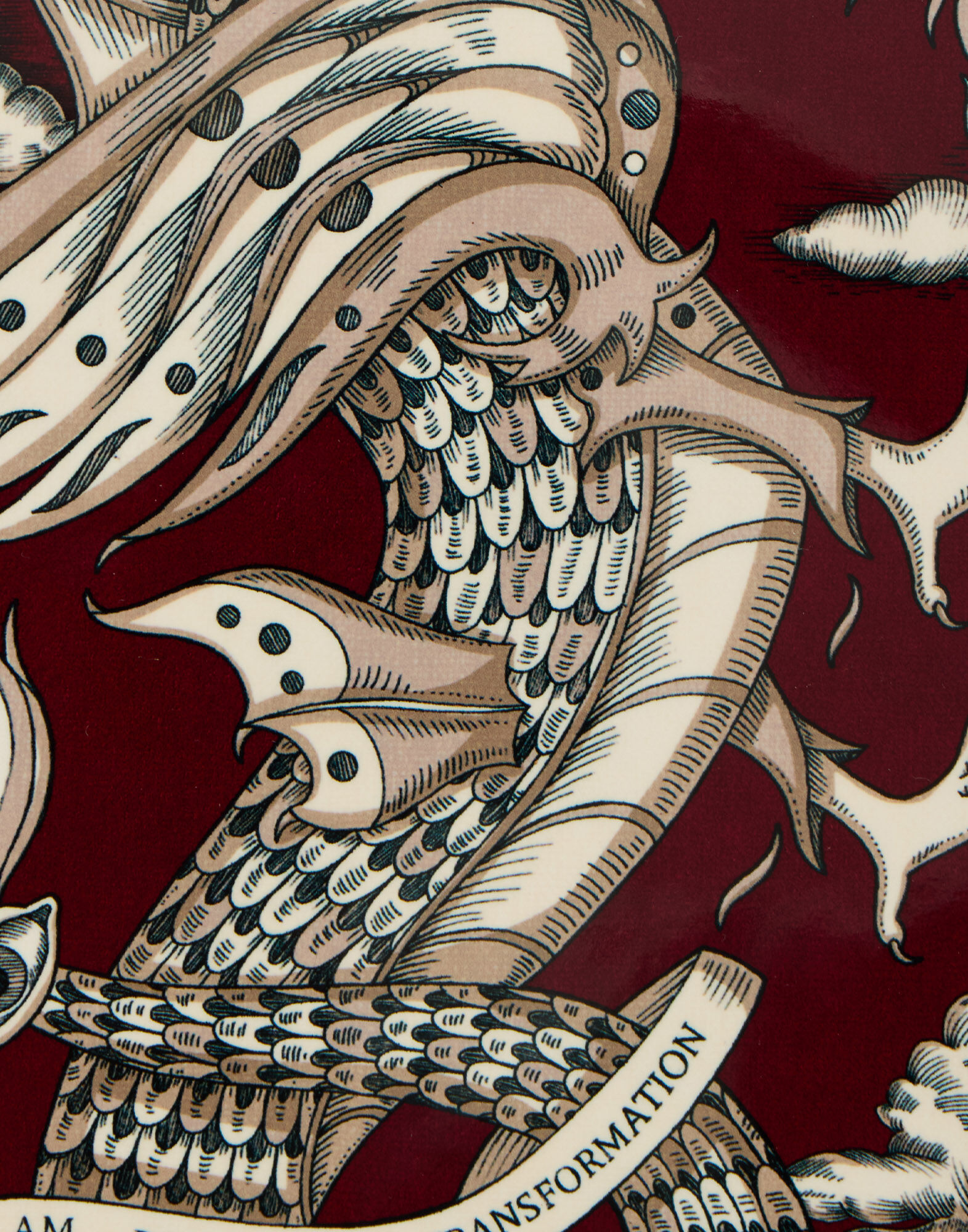 La DoubleJ Disk Placemat The Dragon PMT0016CRK001DRG01BU04