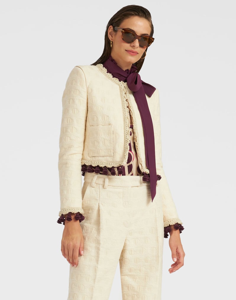 La DoubleJ Bijoux Jacket Embroidered La DoubleJ Bijoux Jacket Embroidered Creamy JAC0094JCQ076CRA01WH03