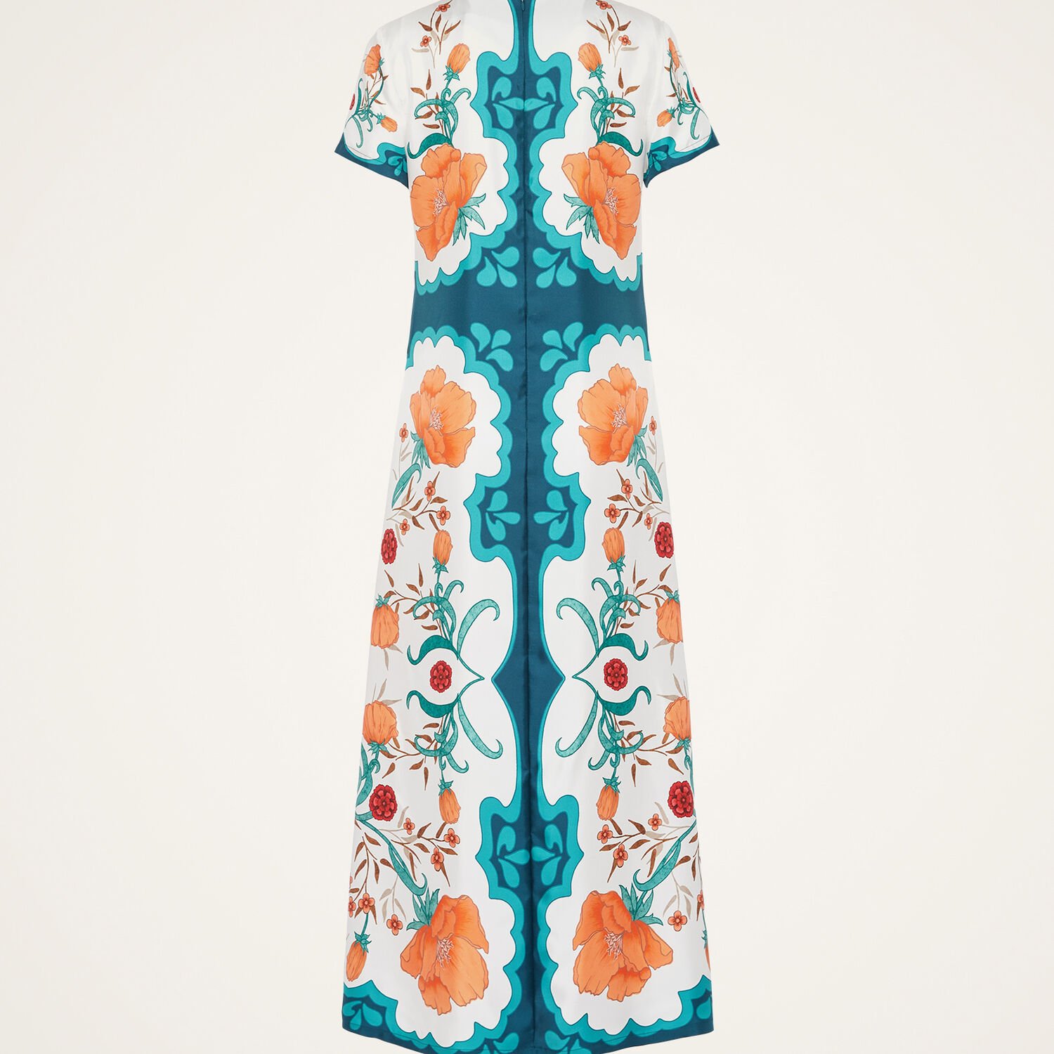 La Doublej Swing Dress In Morpheus Placée Orange