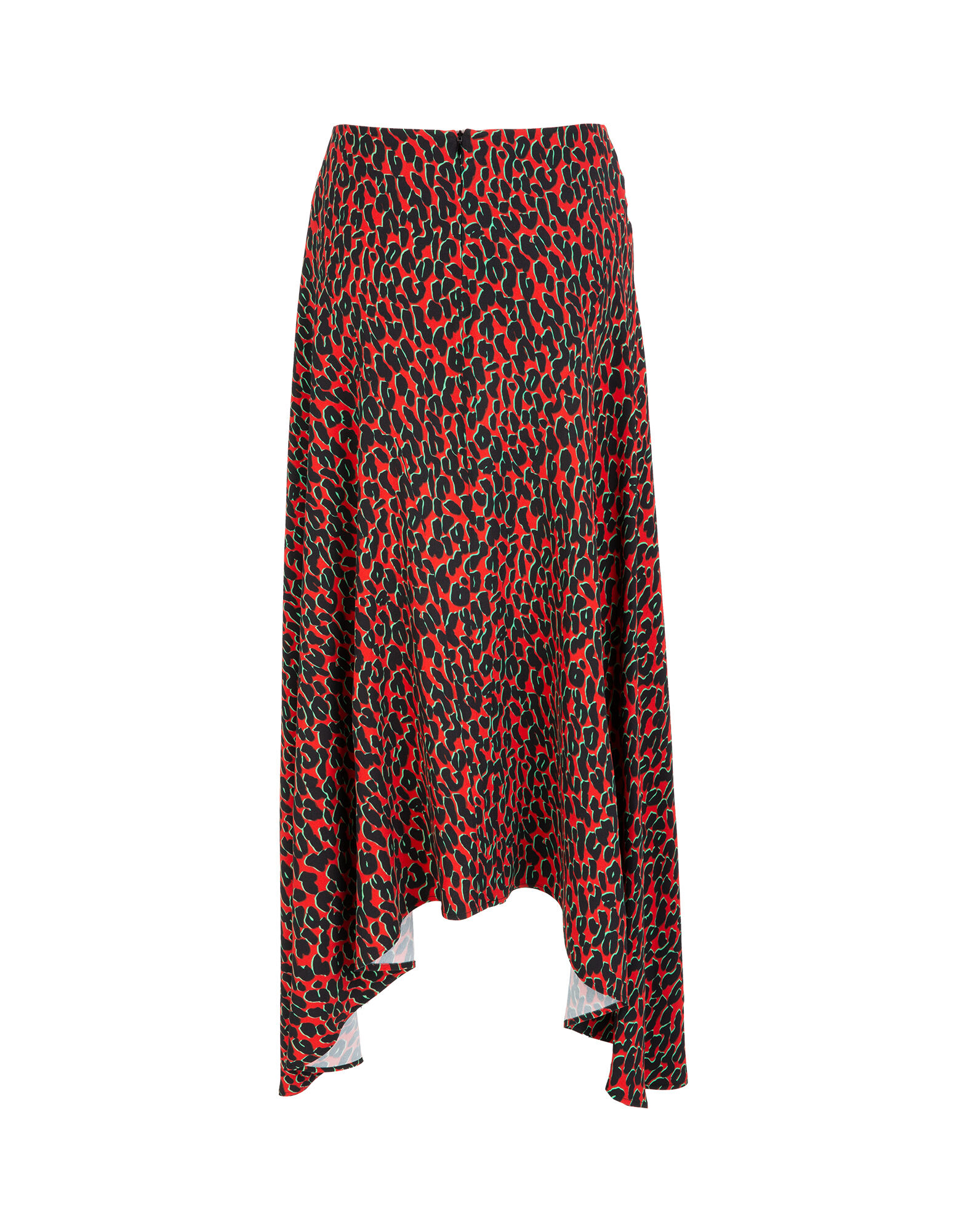 LaDoubleJ Martha Skirt Leopard Rosso SKI0025SAB001LEO0002